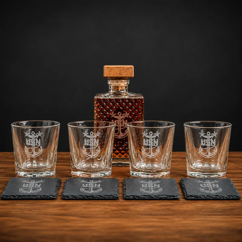 Engraved Whiskey Gift Set