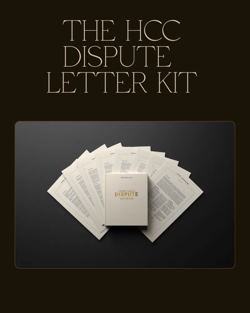 The HCC Dispute Letter Kit