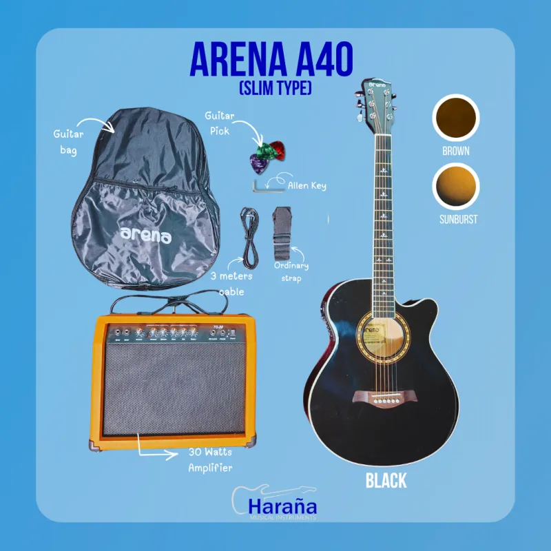 ARENA A40 (SLIM TYPE) + 30 WATTS AMPLIFIER