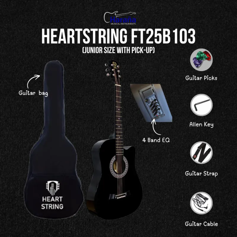 HEARTSTRING / SIZE 38" / FT25B103 / WITH 4EQ PICK-UP