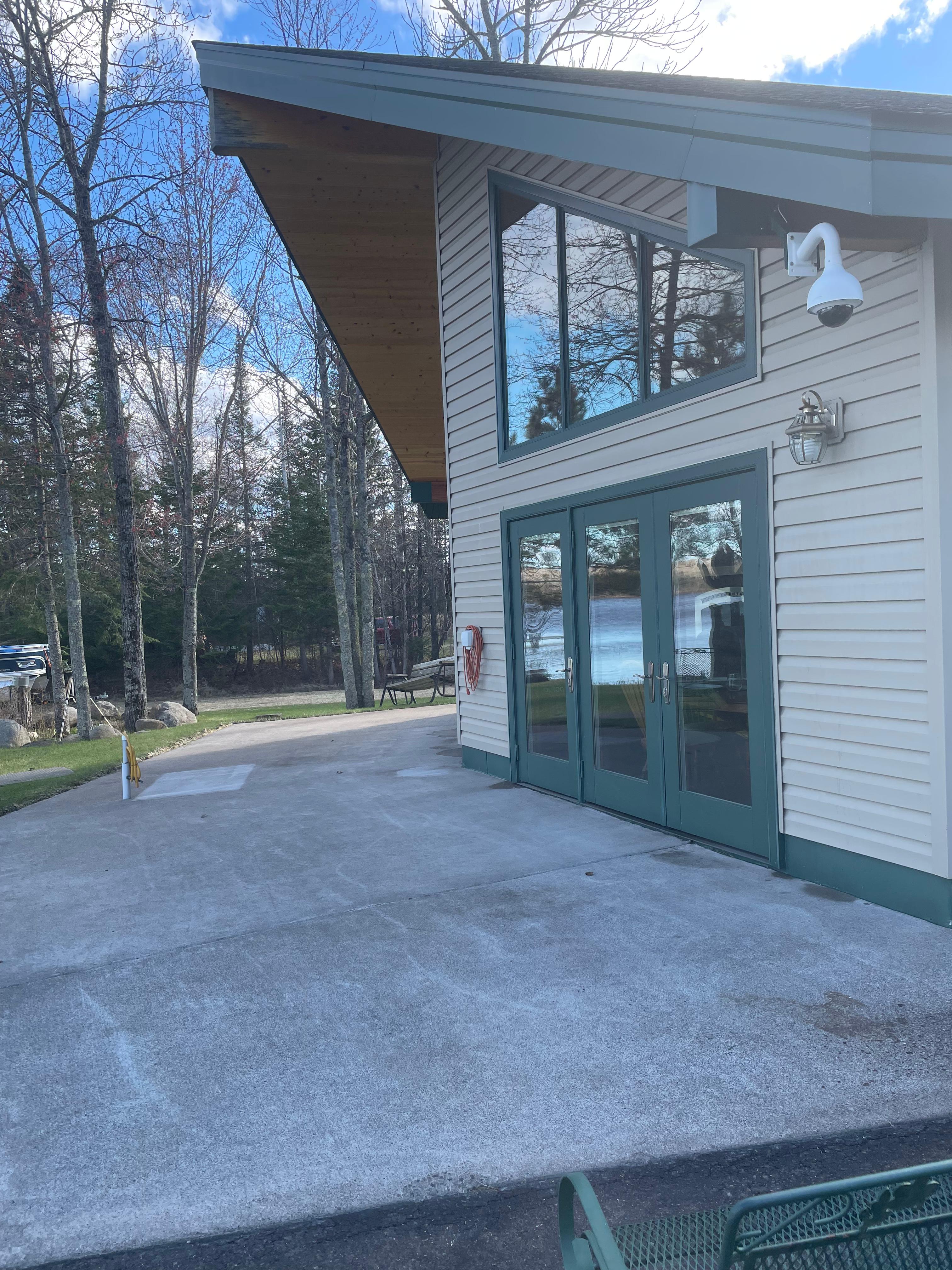 Cleaned entry walkway and siding, Hermantown MN