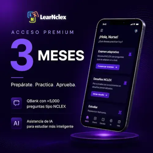 LearNCLEX - Plan 3 meses