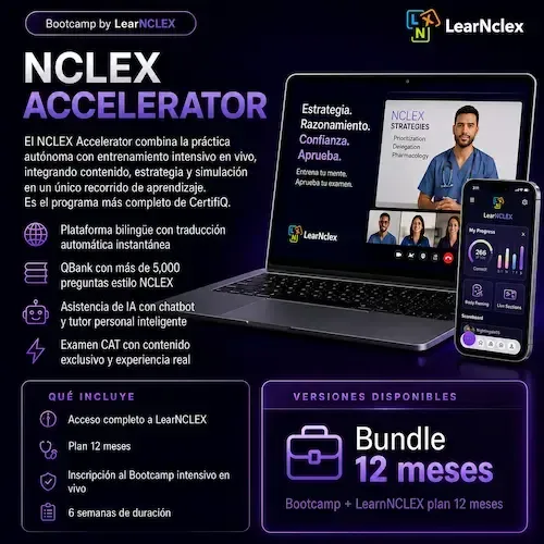 NCLEX Accelerator - Bundle 12 meses