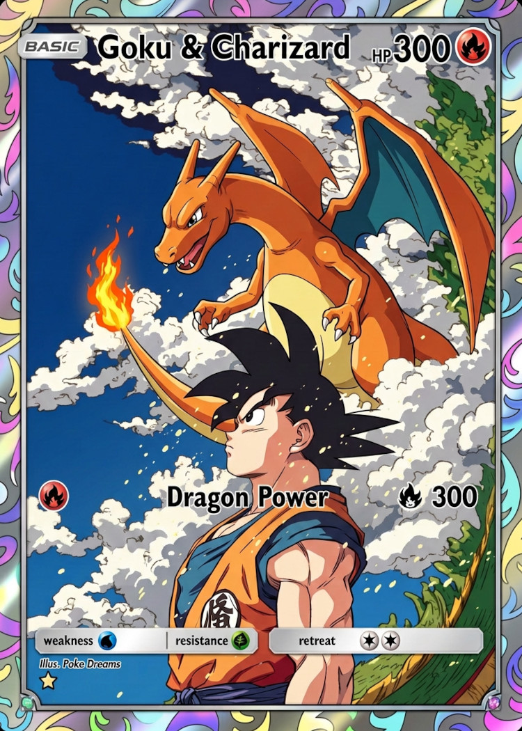 Goku & Charizard