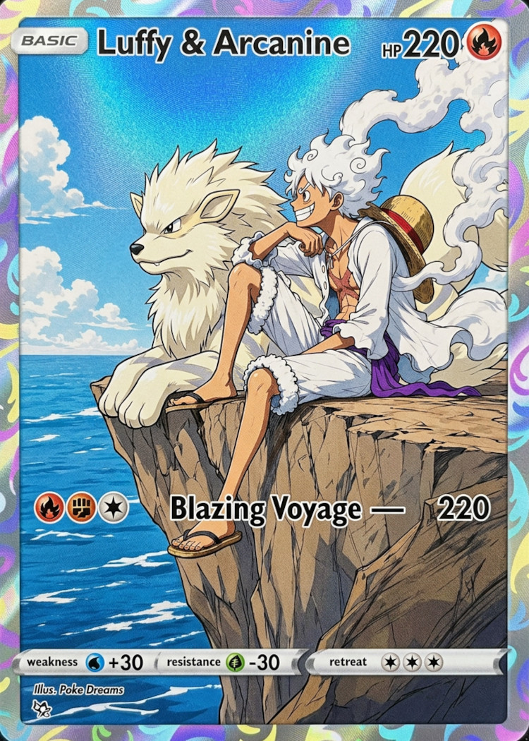 Luffy & Arcanine