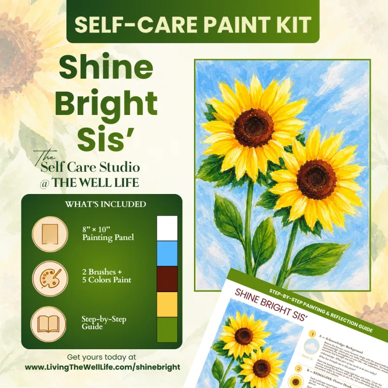Shine Bright Sis’ Self-Care Paint Kit