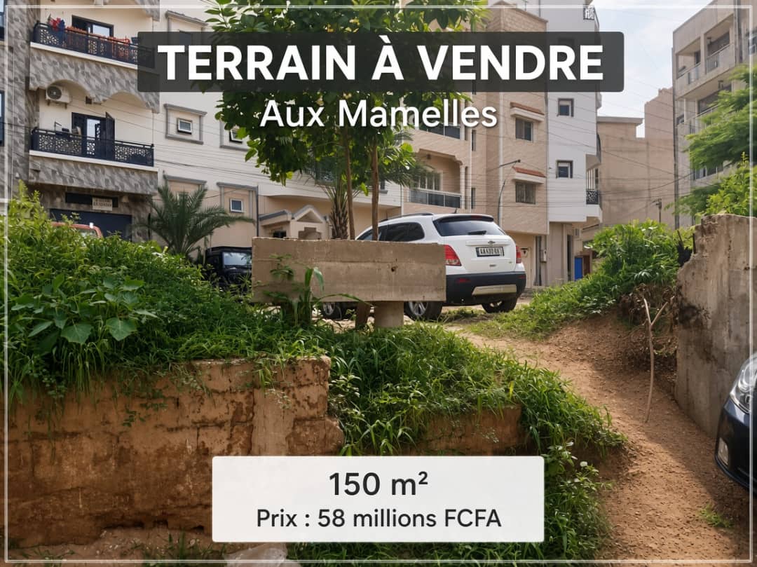 À VENDRE - TERRAIN - MAMELLES RENAISSANCE
