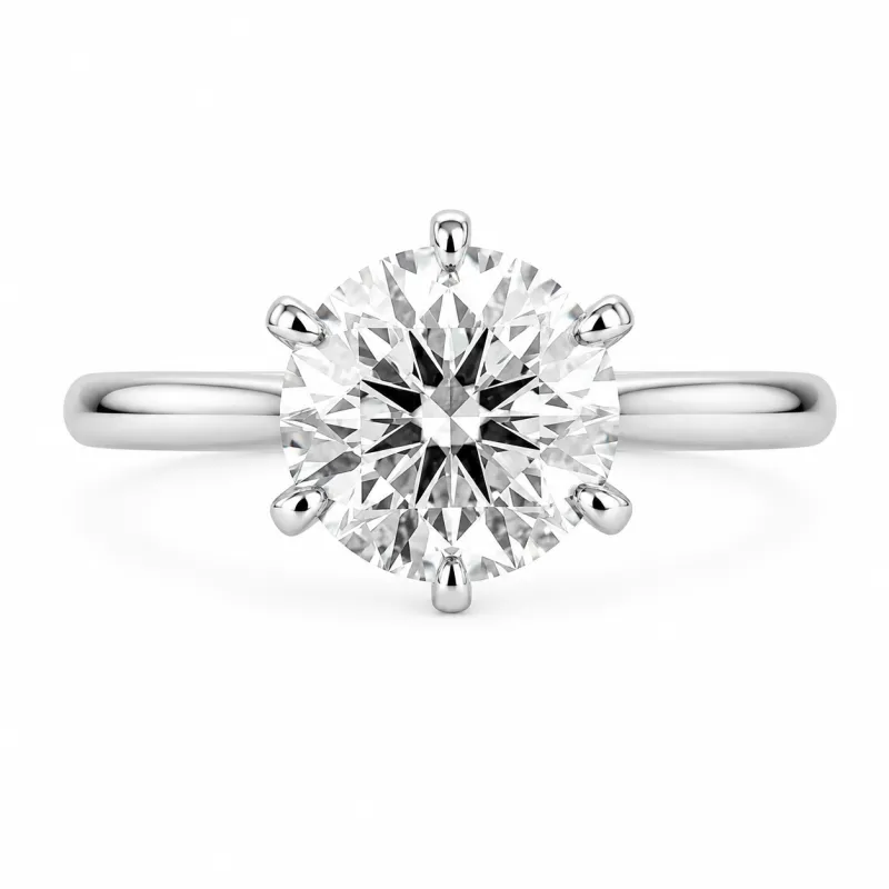 Chelsea 5ct Round Solitaire Engagement Ring