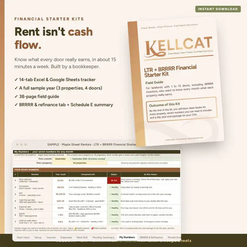 LTR + BRRRR Financial Starter Kit