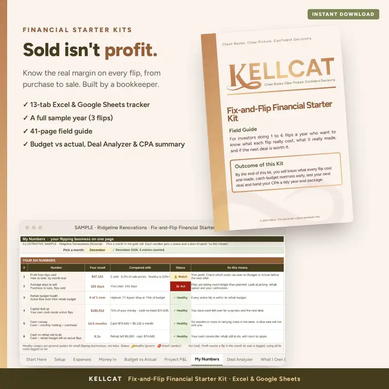 Fix-and-Flip Financial Starter Kit