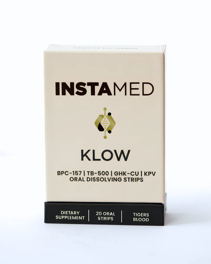InstaMed Regenerative Sublingual Peptides: KLOW - BPC-157 + TB-500 + GHK-CU + KPV 30ct