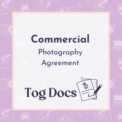 Commercial Photographer Agreement