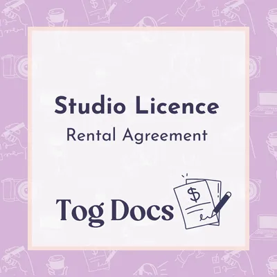 Studio Licence Agreement