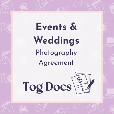 Event & Wedding Photography Agreement