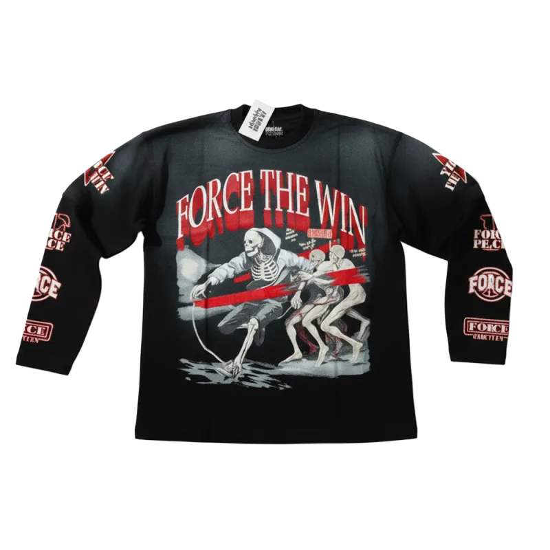 FORCE THE WIN — “Chased By Hate, Finish Anyway” Long Sleeve