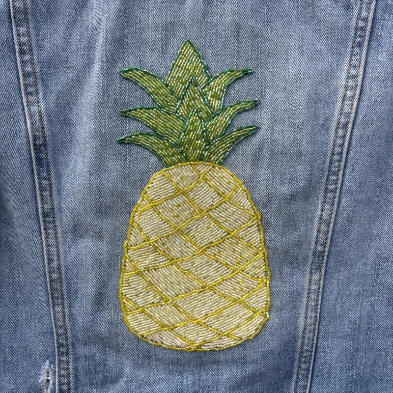Pineapple Denim Jacket