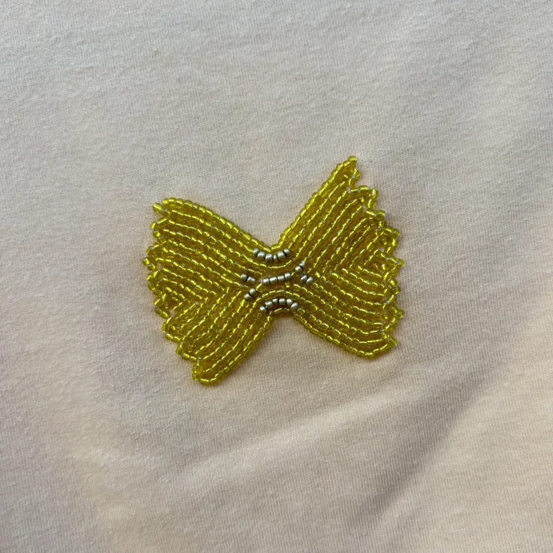 Bowtie Pasta Cropped Top