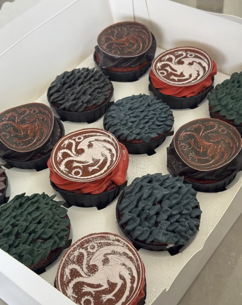 Cupcakes casa del dragón