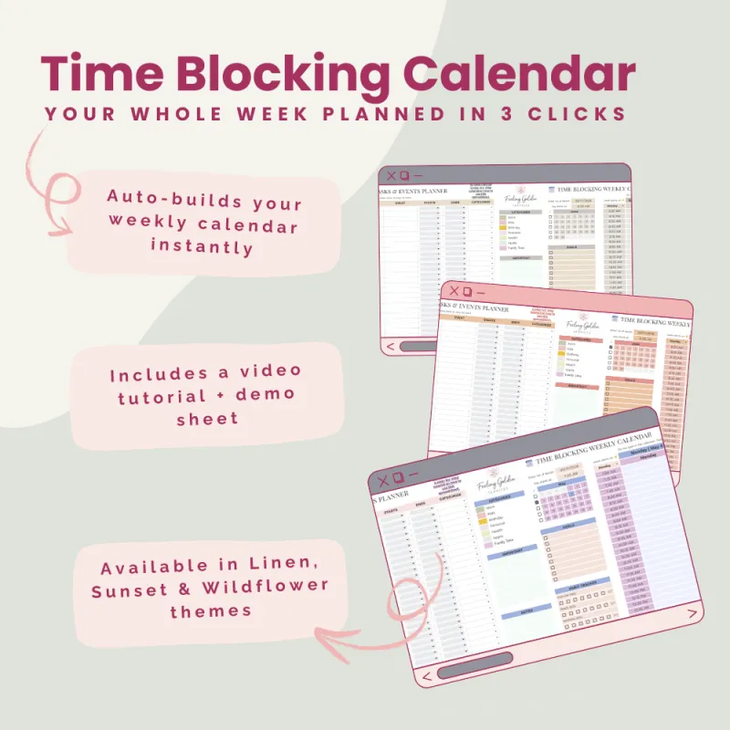 Time Blocking Calendar