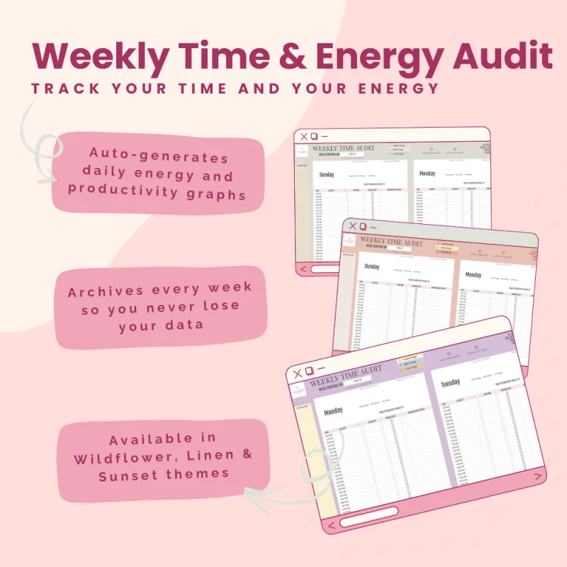 Weekly Time & Energy Audit