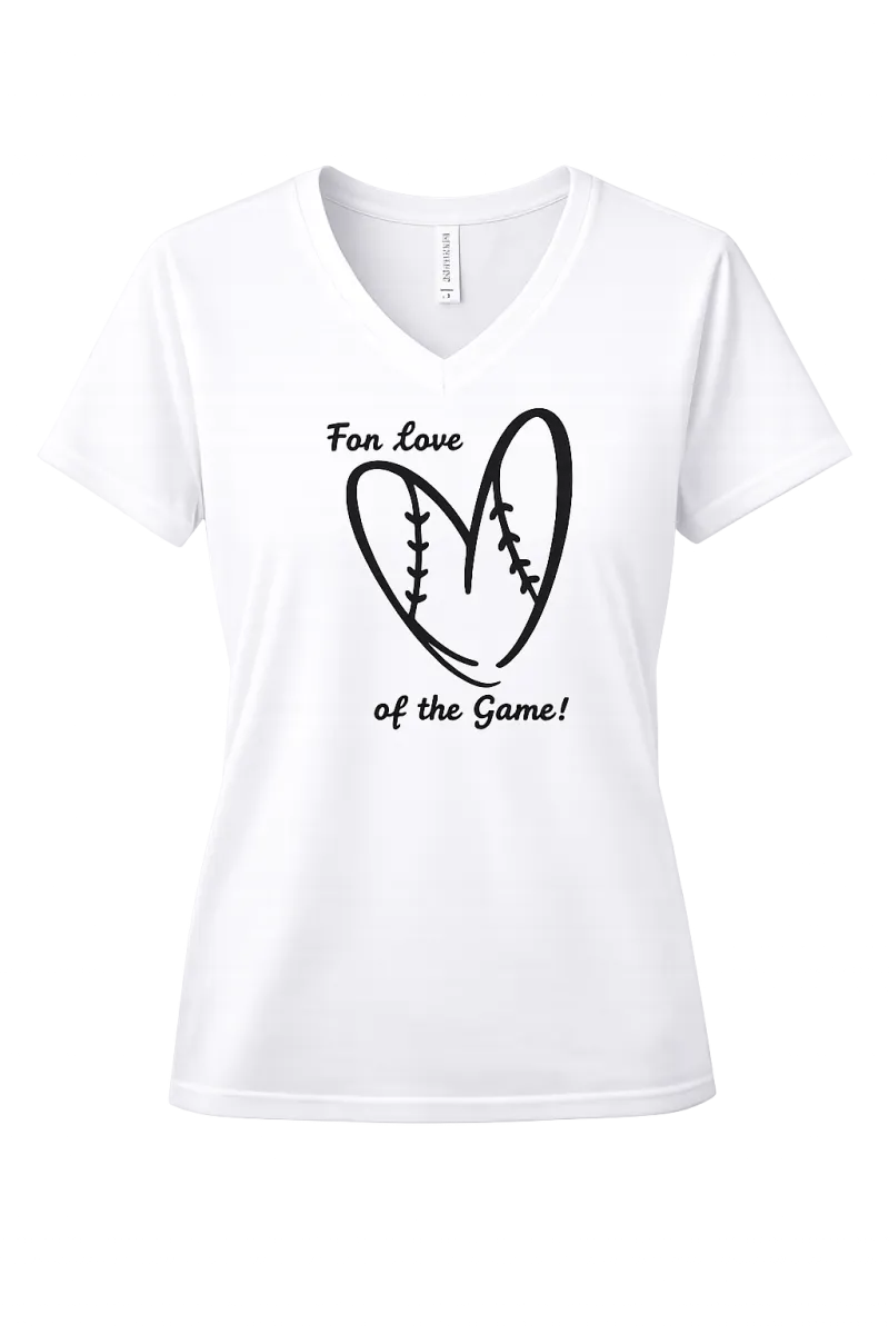 For Love of the Game Tee - LVL45V Volunteer Knitwear™ Women’s Daily V-Neck