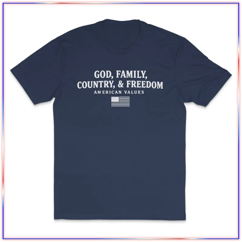 God & Family - VL100 Volunteer Knitwear™ White Font