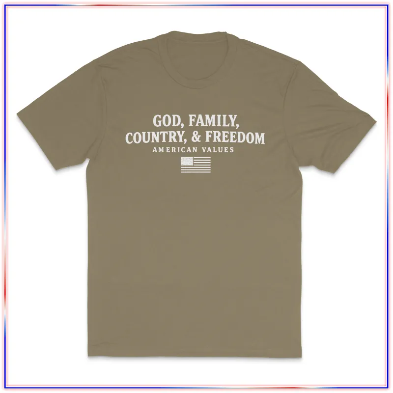 God & Family - VL100 Volunteer Knitwear™ White Font