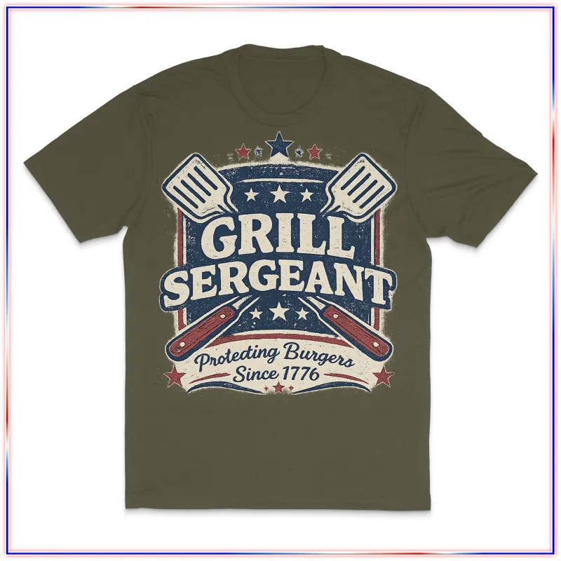 Grill Sergeant VL100 Volunteer Knitwear™ All-American Tee