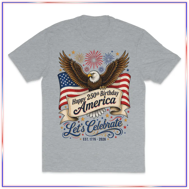 Let's Celebrate - VL100 Volunteer Knitwear™ All-American Tee
