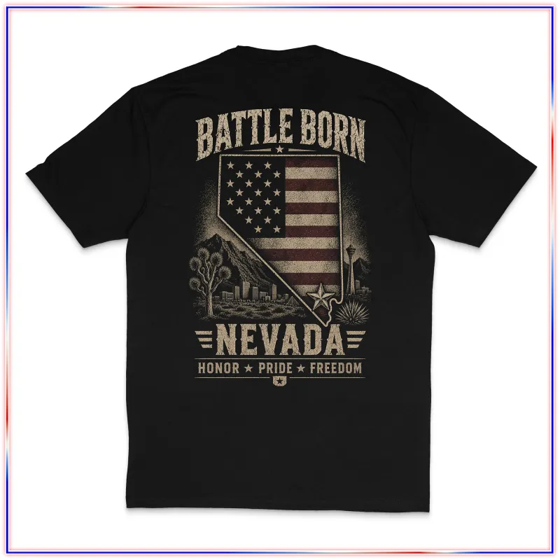 Battle Born V1 - VL100 Volunteer Knitwear™ All-American Tee