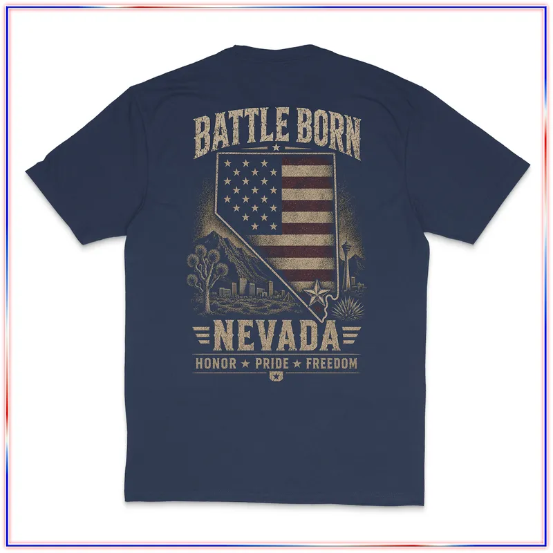 Battle Born V1 - VL100 Volunteer Knitwear™ All-American Tee