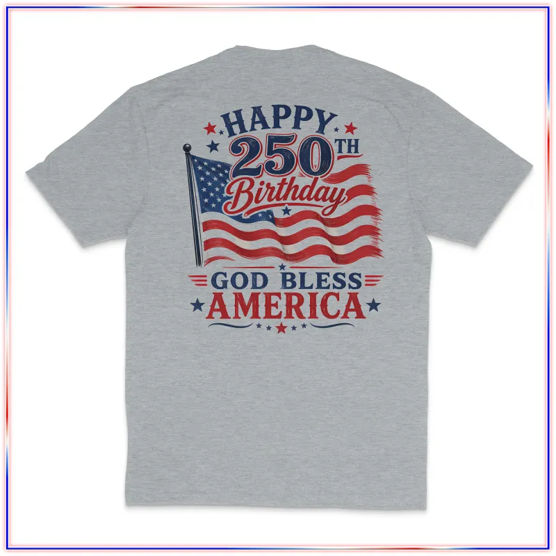 HAPPY 250 - VL100 Volunteer Knitwear™ All-American Tee