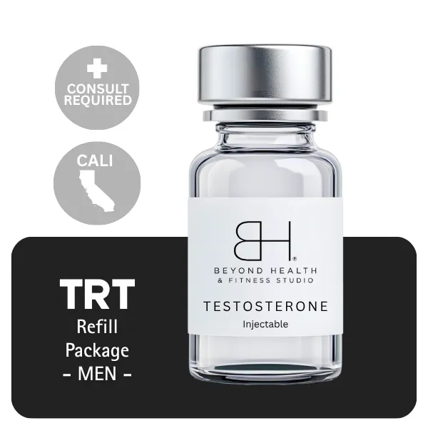 TRT CALI  Men's Refill Package 60 days (Cypionate 200mg/mL 10mL + Anastrozole 24×1mg)