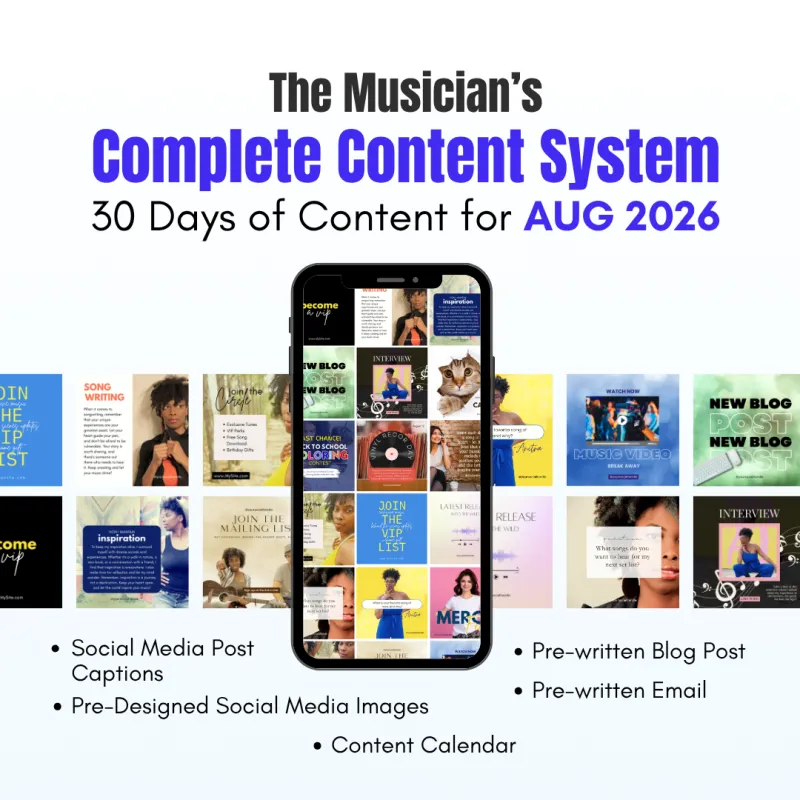 August 2026 Monthly Content Bundle