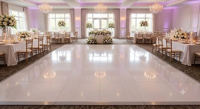 Dance Floor - White Laminate