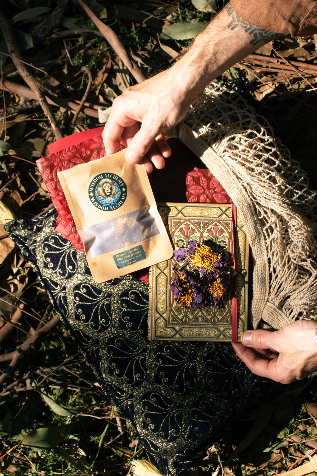 3. Organic Egyptian Blue Lotus Flowers