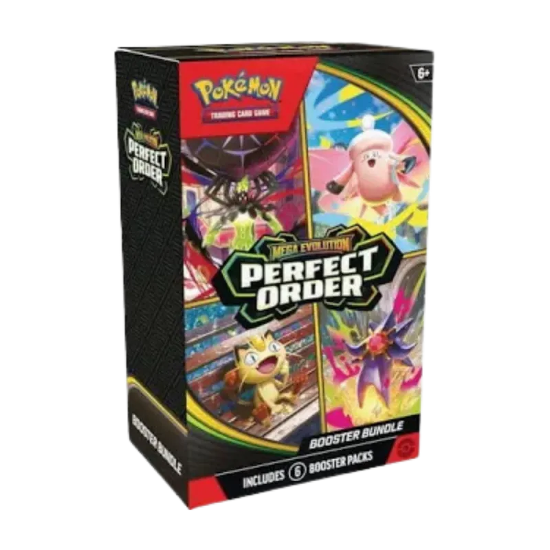 Pokemon Trading Card Games Mega Evolution Perfect Order Booster Bundle