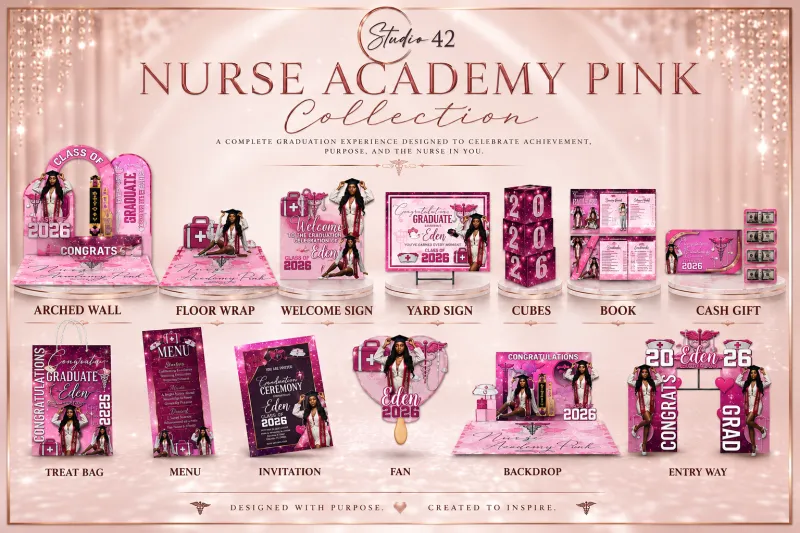 Nurse Academy 14 pc. Bundle (Pink) DIGITAL PRODUCT
