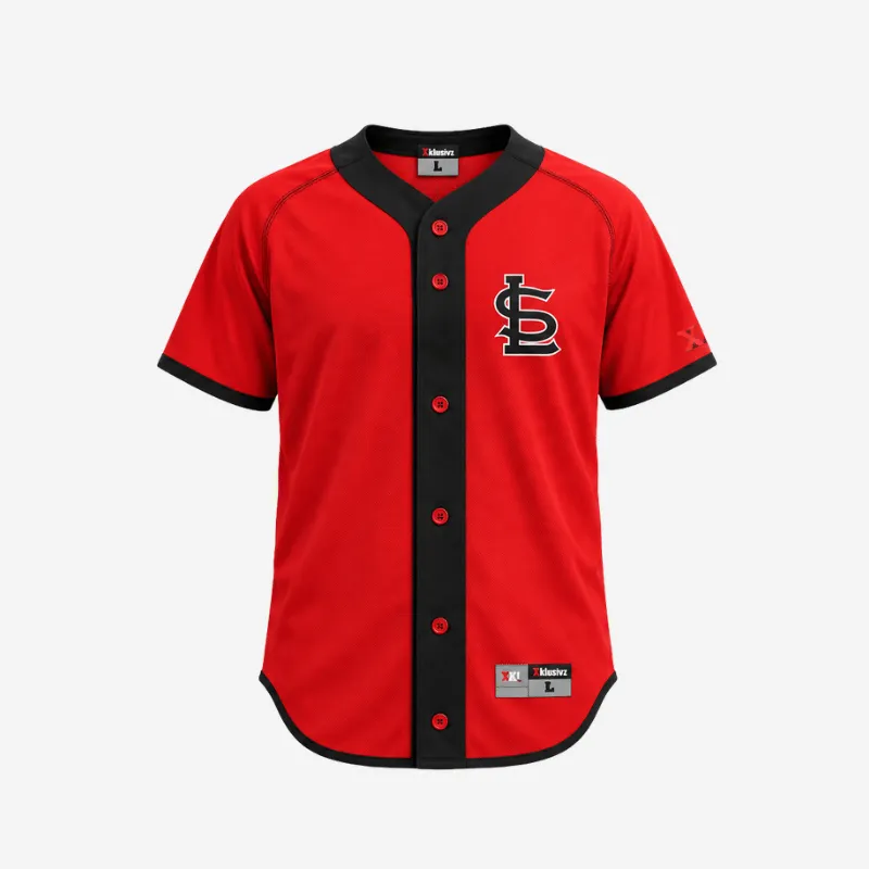 XKL LS Baseball Jersey — Red