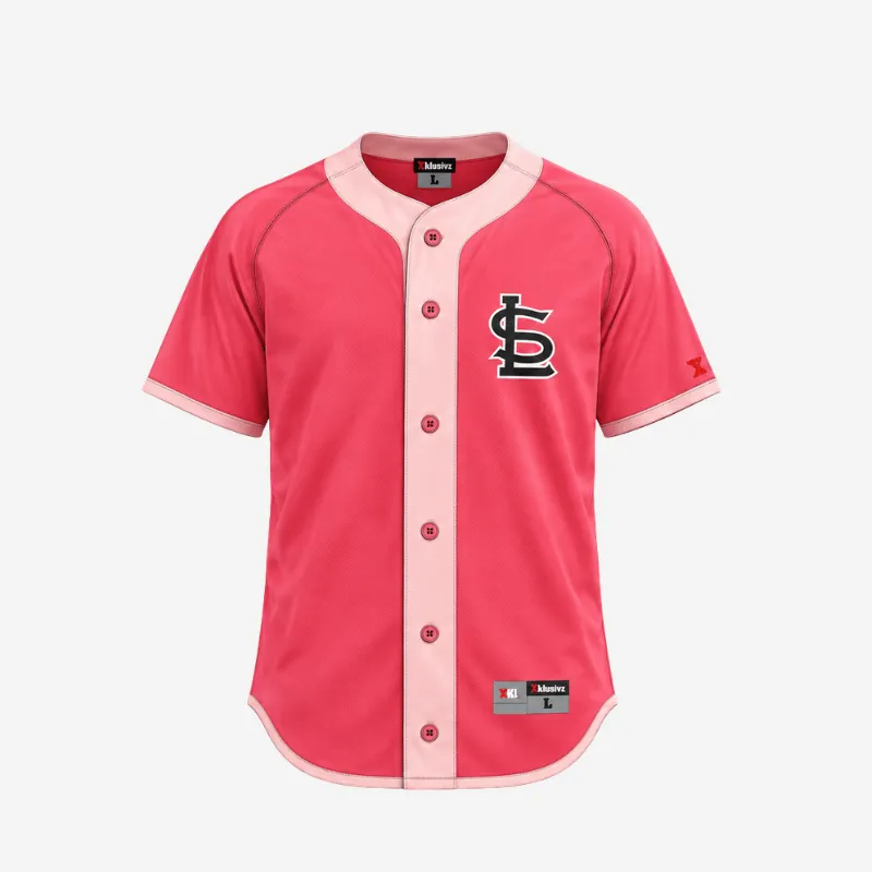 XKL LS Baseball Jersey — Pink