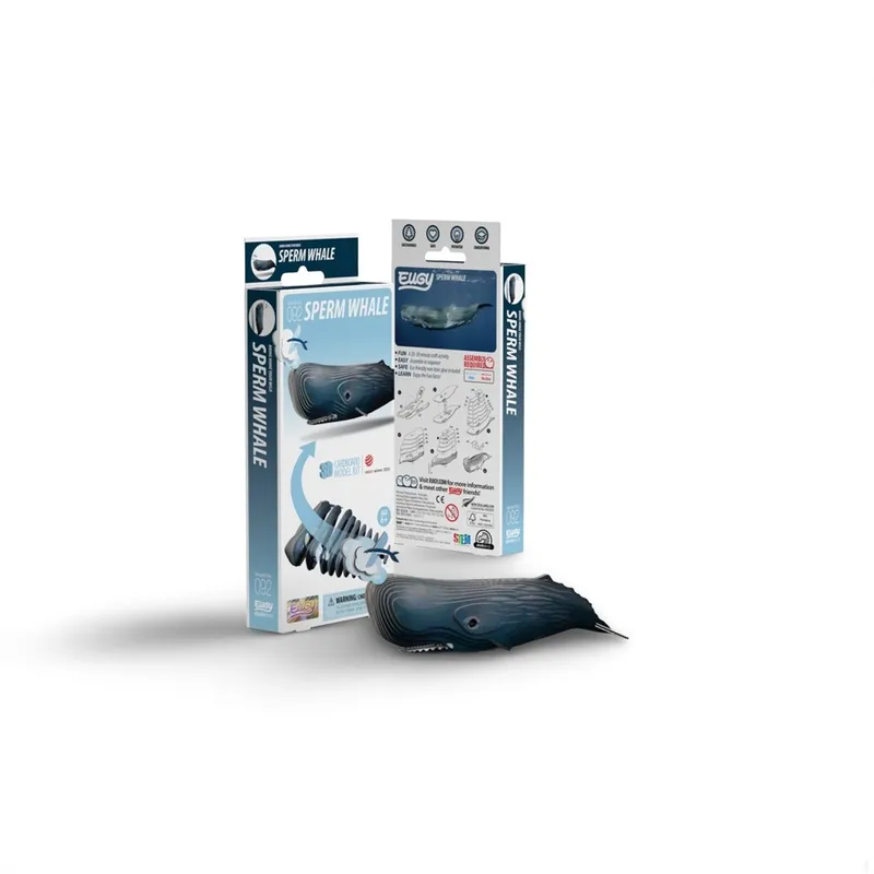 PUZZLE 3D SPERM WHALE 092 EUGY