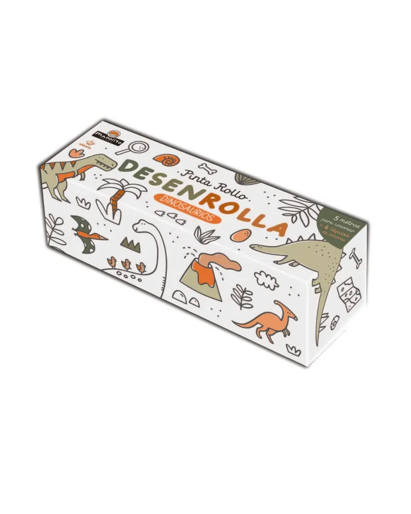 PINTA ROLLOS LOS DINOSAURIOS