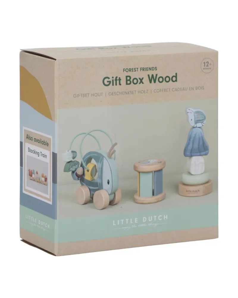 CAJA REGALO MADERA FOREST FRIENDS