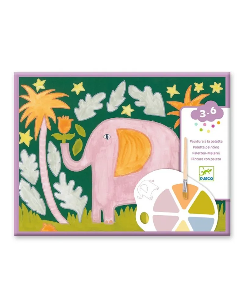PINTURA CON PALETA LOS ANIMALES SALVAJES