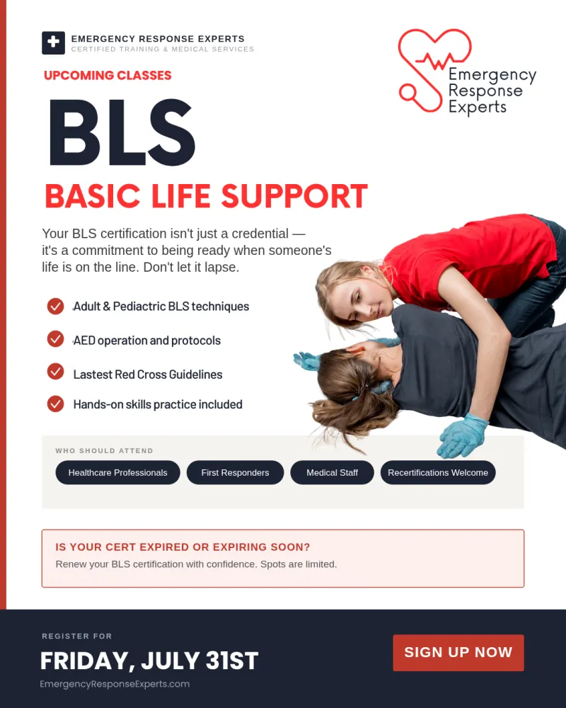 Basic Life Support (BLS) - July 31st, 2026