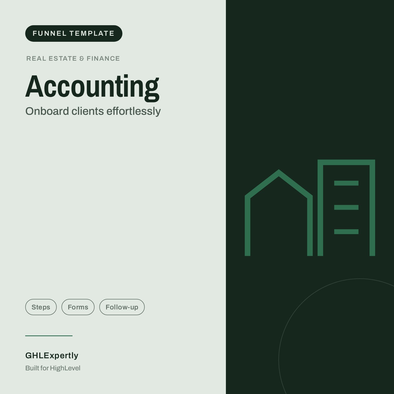 Accounting Funnel template
