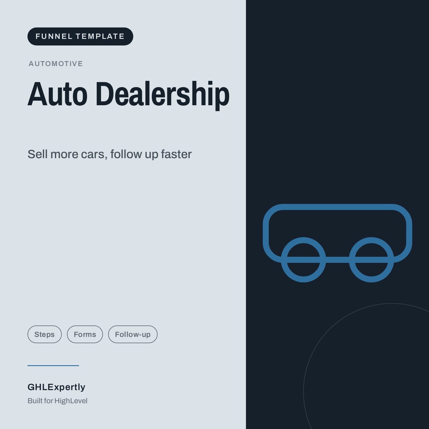 Auto Dealership Funnel template