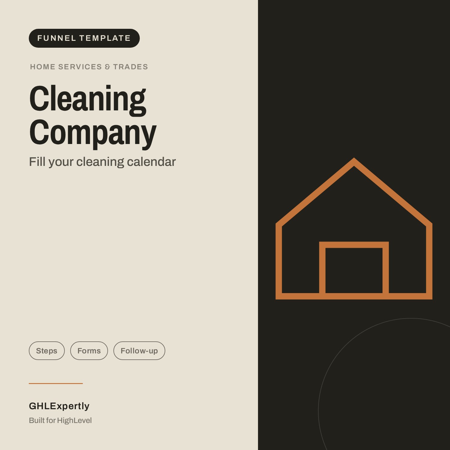 Cleaning Company Funnel template