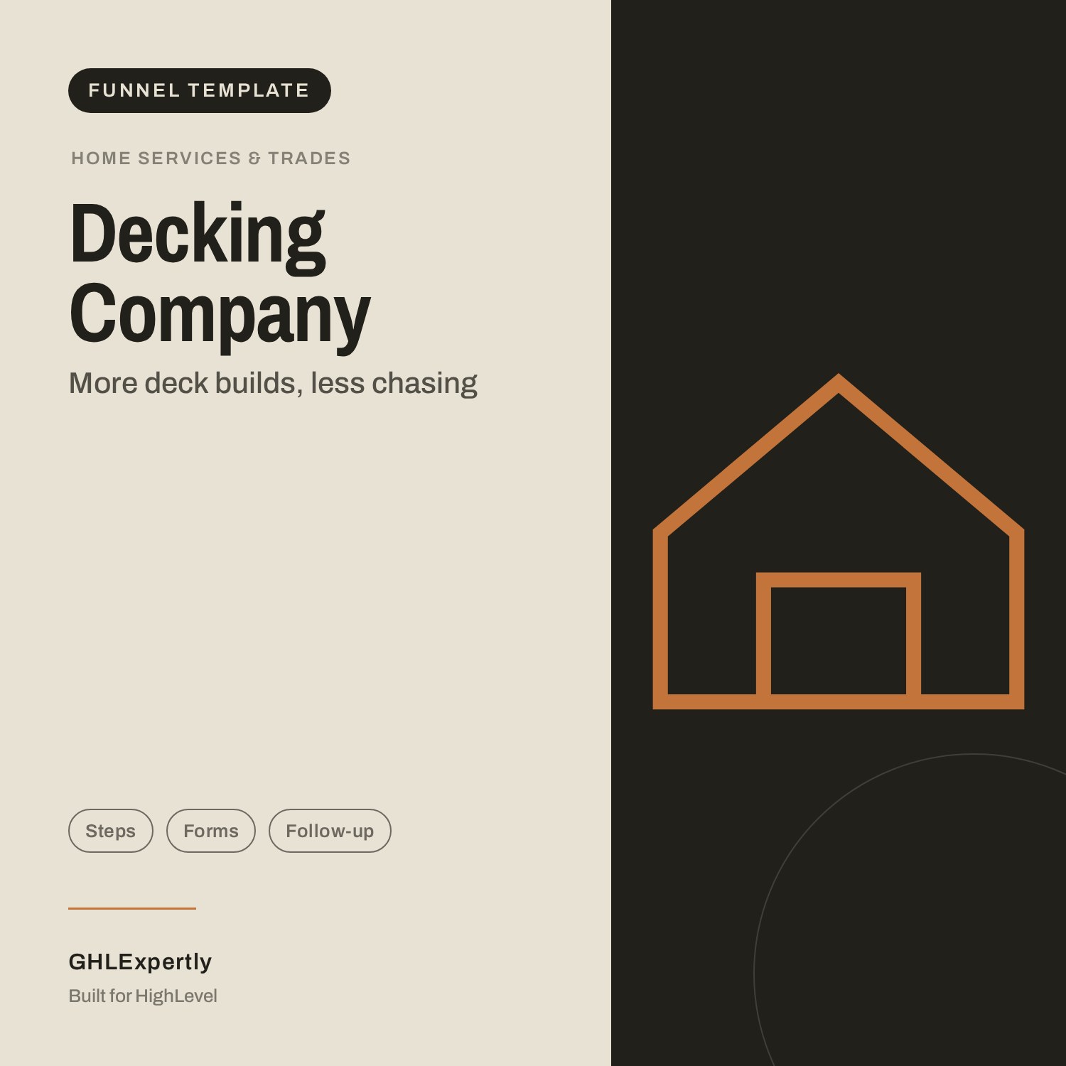 Decking Company Funnel template