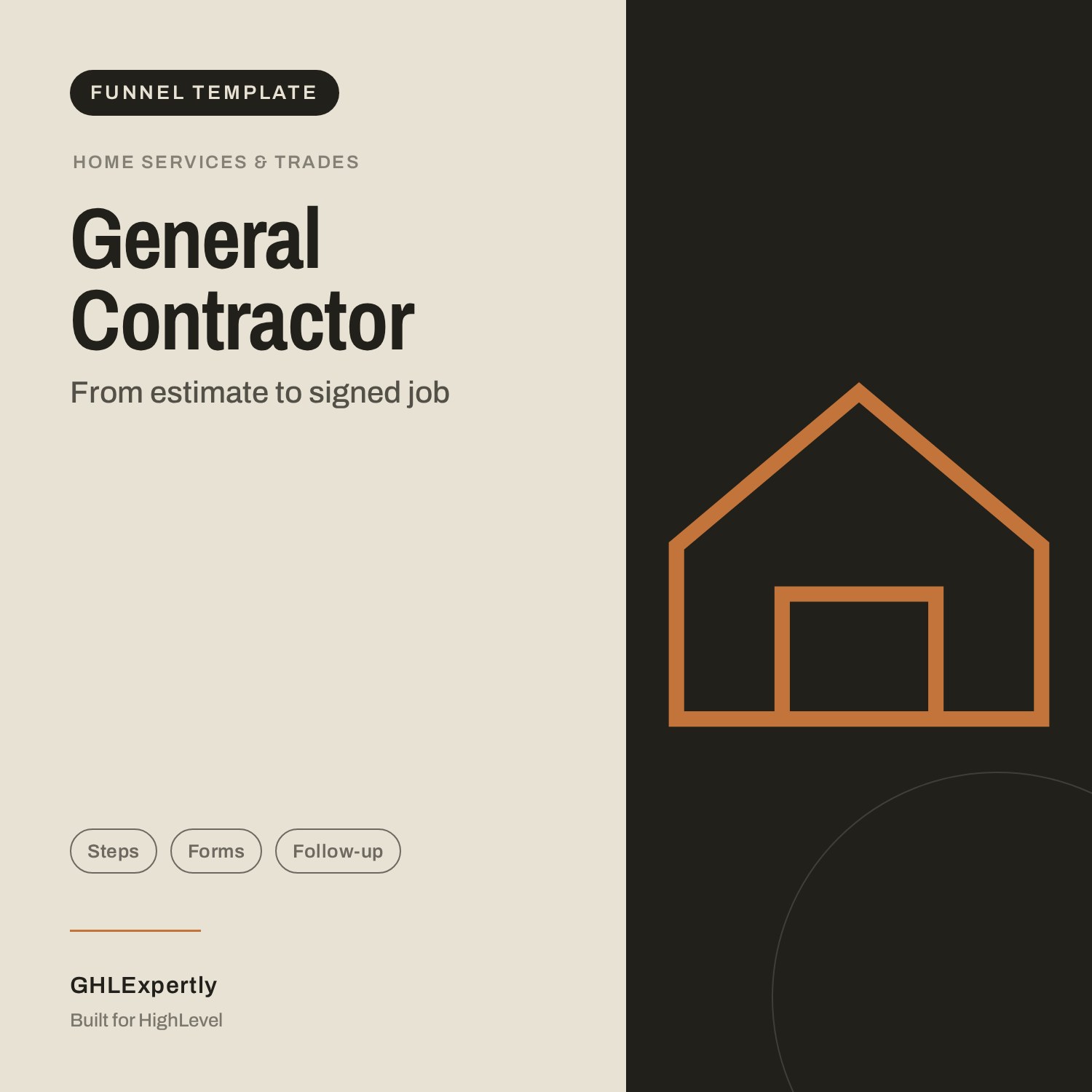 General Contractor Funnel template